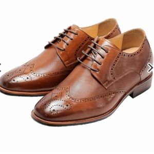 NEW-Mens Calto Leather Oxfords